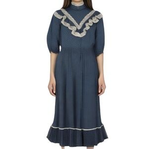 Vintage 70’s Midi Prairie Dress Size M